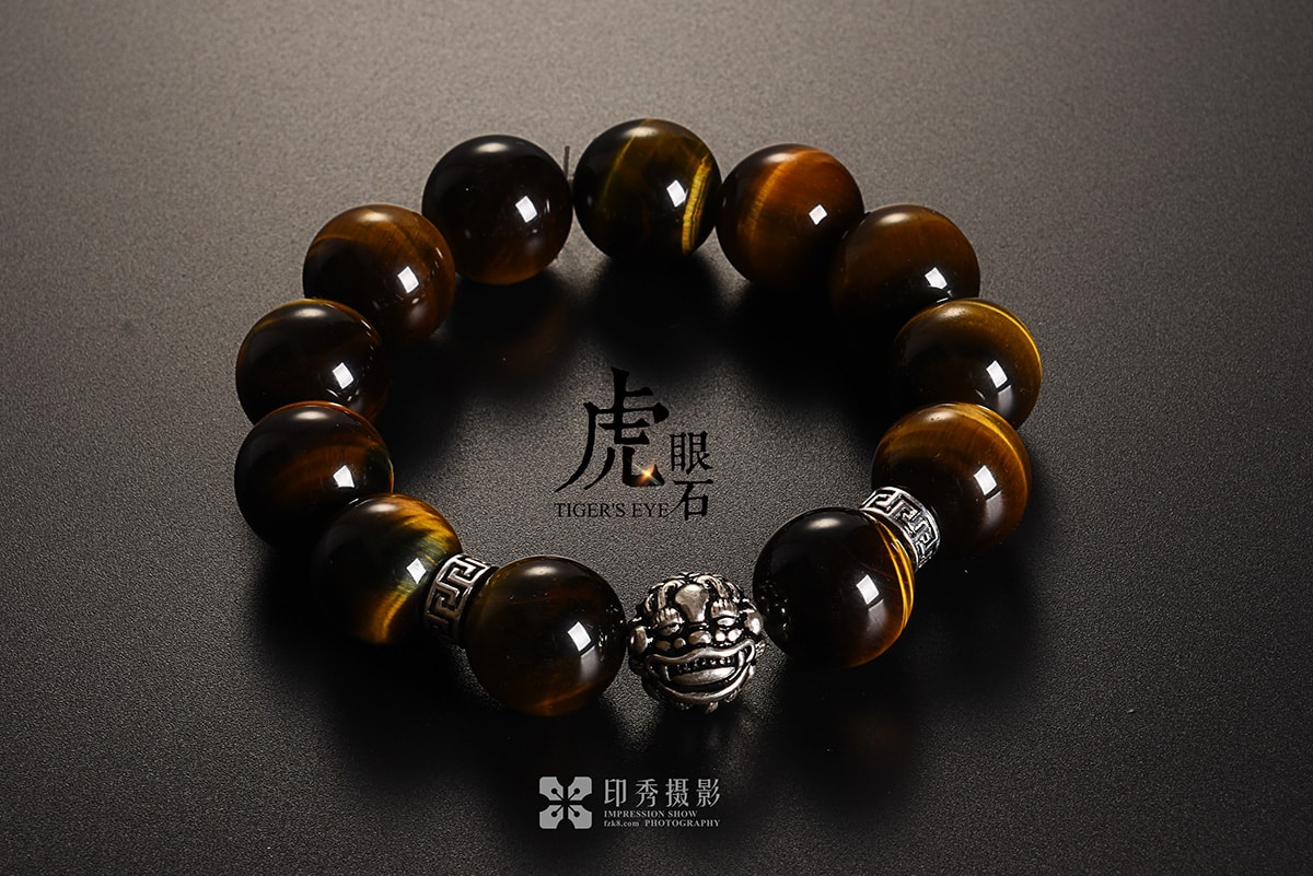 福州虎眼石珠宝手串静物电商摄影
