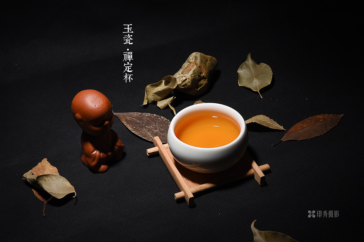 福州玉瓷禅定杯德化茶具静物产品摄影