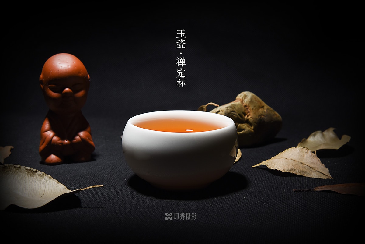 福州玉瓷禅定杯德化茶具静物产品摄影