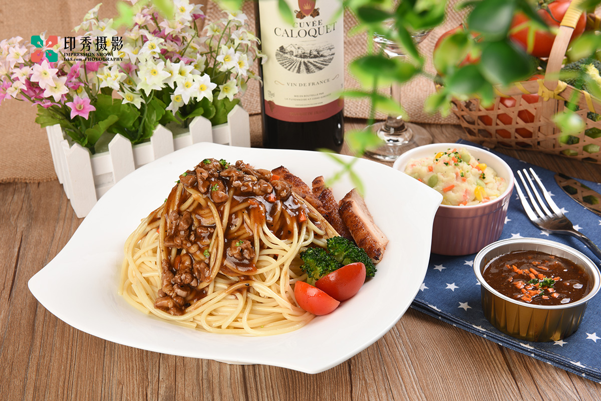 意大利面美食摄影
