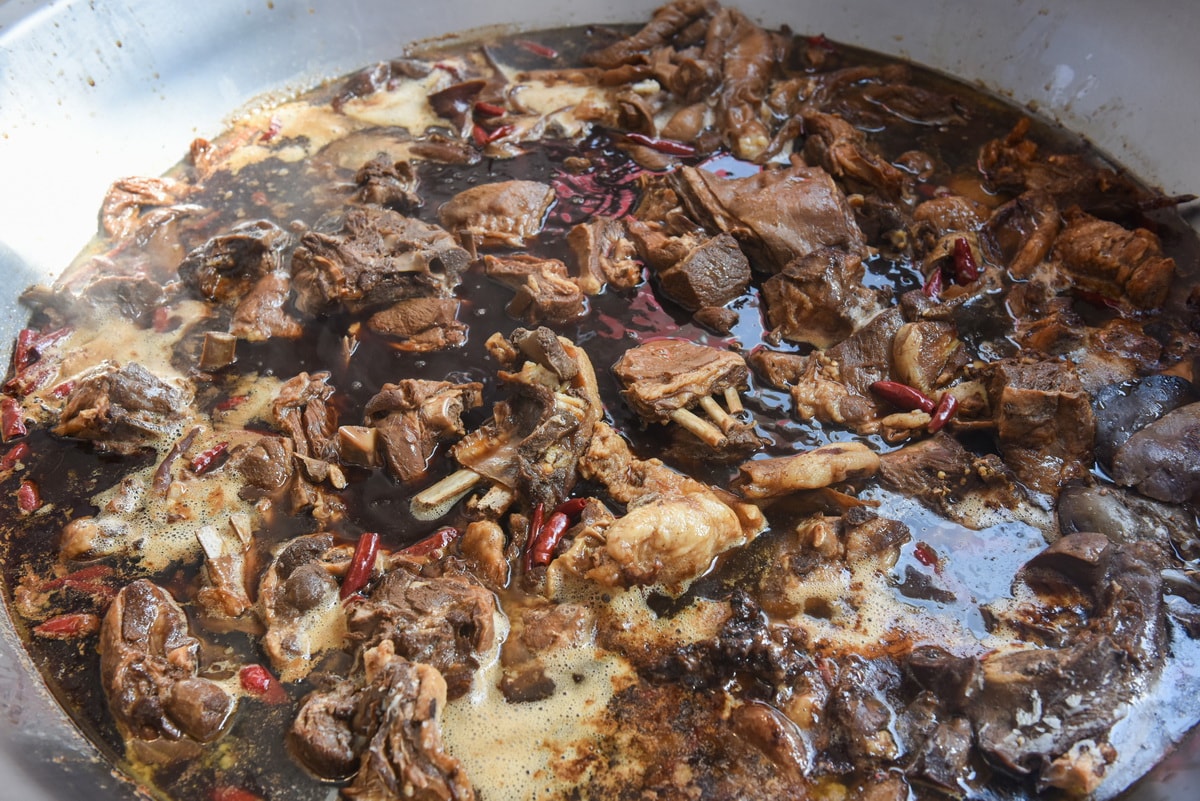 羊肉馆面拍摄羊肉羊杂面餐饮美食摄影