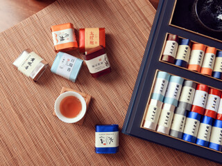 武夷山岩茶拍摄大红袍肉桂茶叶礼盒摄影