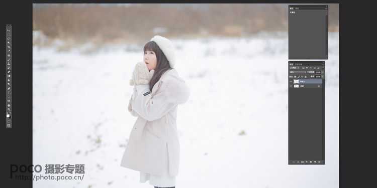 教你打造梦幻雪景人像_5_3