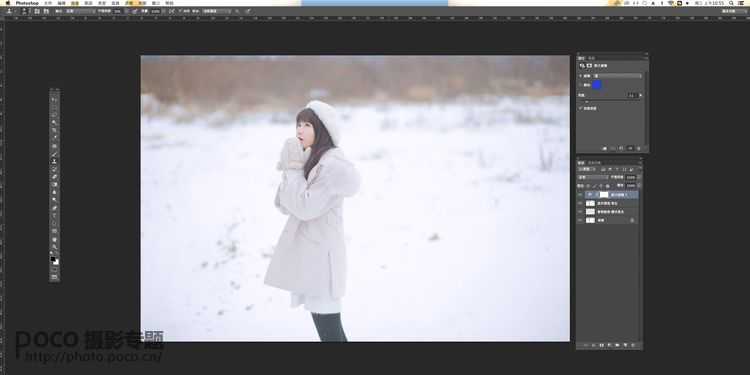 教你打造梦幻雪景人像_6_1
