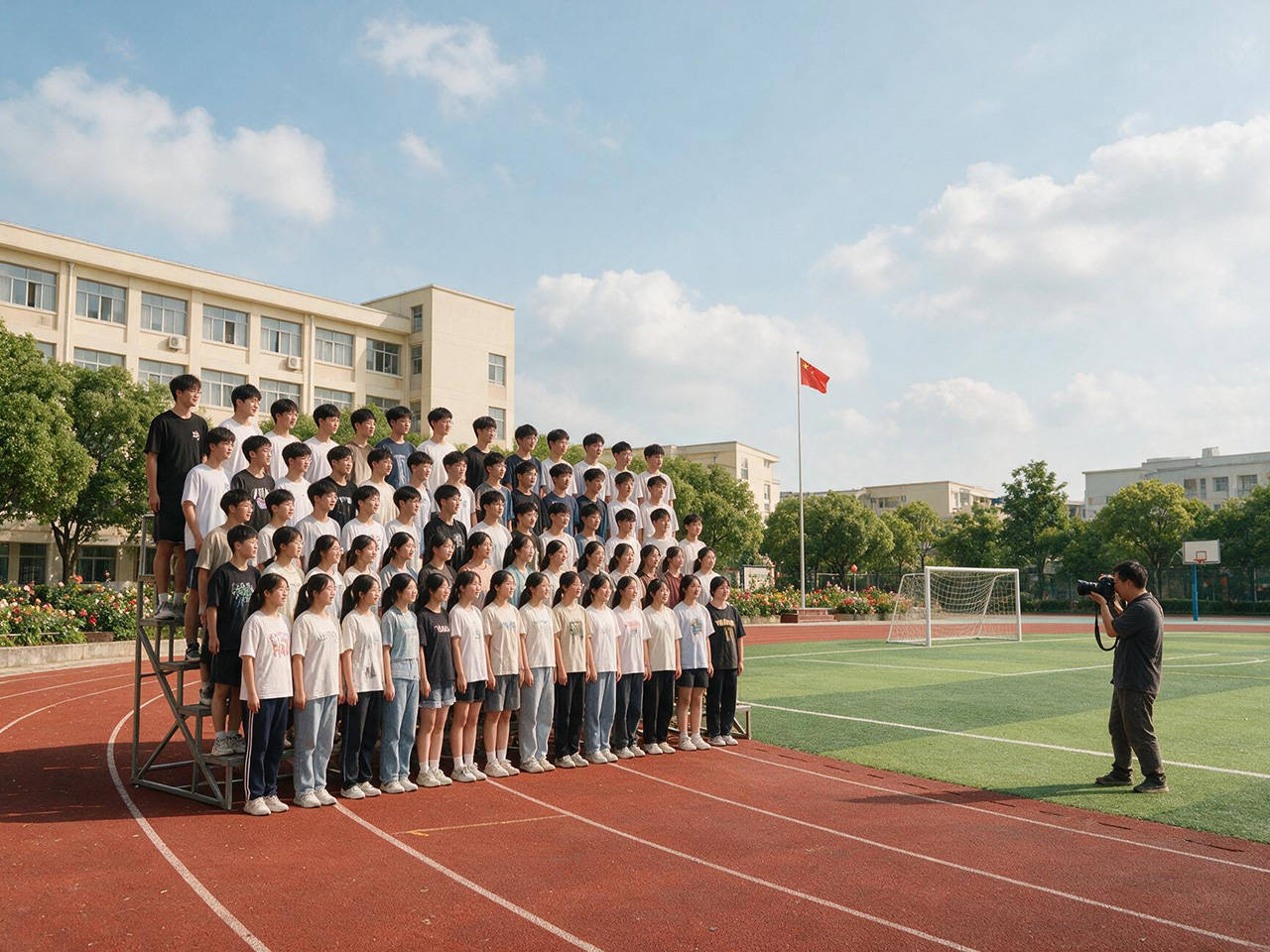 福州校园毕业摄影班级合影纪实拍摄