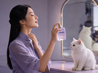 香氛美妆高级感AI商业广告短片